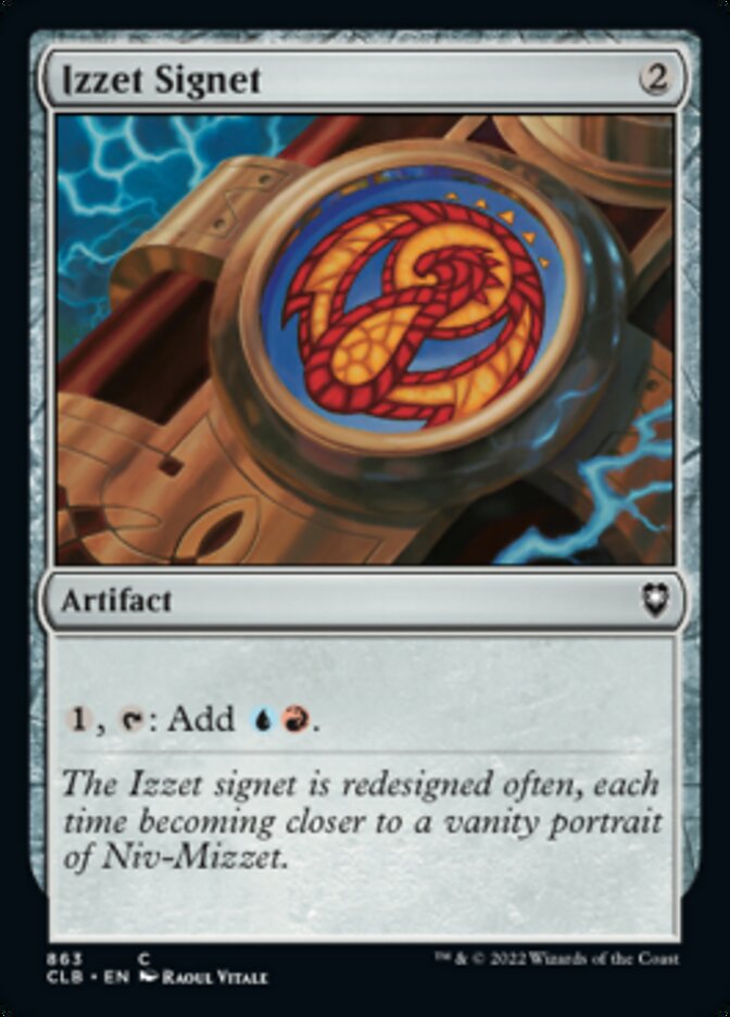 Izzet Signet [Commander Legends: Battle for Baldur's Gate] | Galactic Gamez