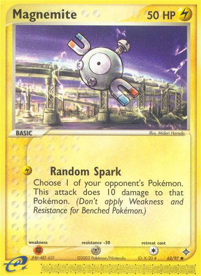 Magnemite (62/97) [EX: Dragon] | Galactic Gamez