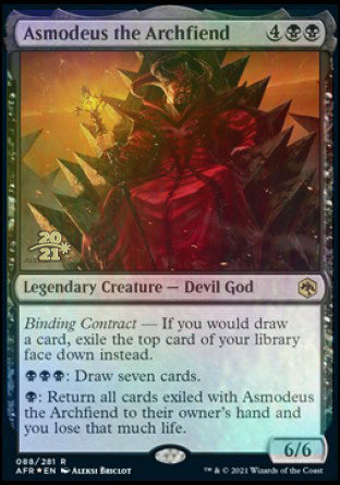Asmodeus the Archfiend [Dungeons & Dragons: Adventures in the Forgotten Realms Prerelease Promos] | Galactic Gamez