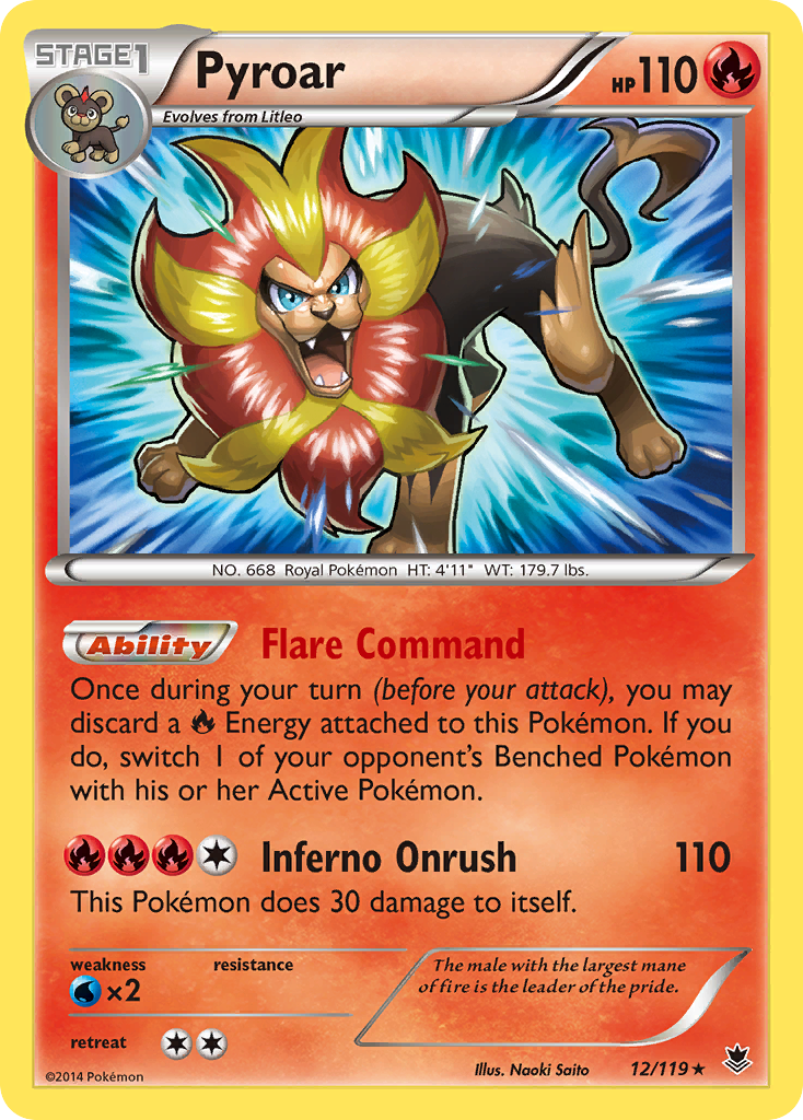 Pyroar (12/119) [XY: Phantom Forces] | Galactic Gamez