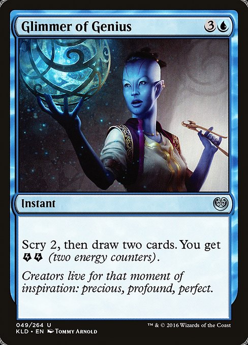 Glimmer of Genius [Kaladesh] | Galactic Gamez