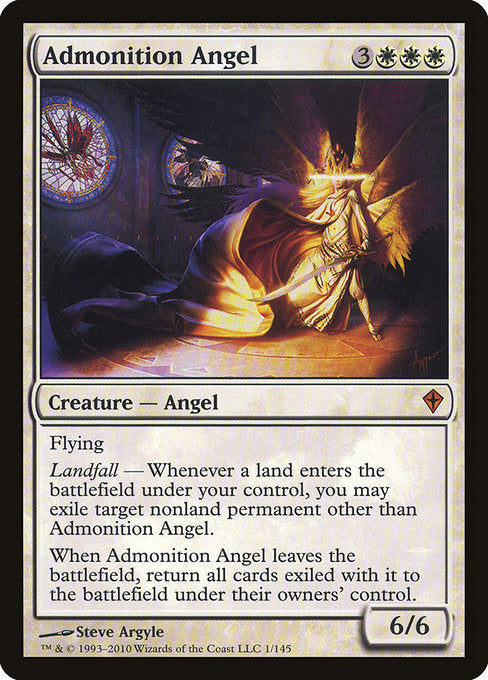 Admonition Angel [Worldwake] | Galactic Gamez