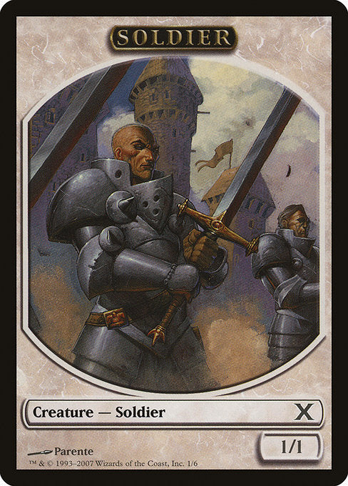 Soldier [Tenth Edition Tokens] | Galactic Gamez