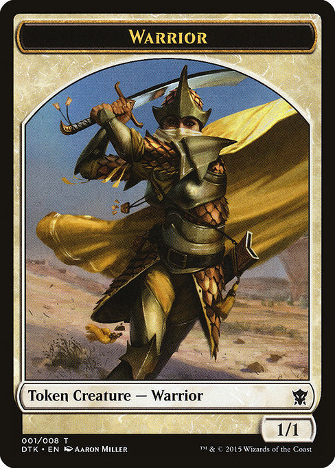 Warrior [Dragons of Tarkir Tokens] | Galactic Gamez
