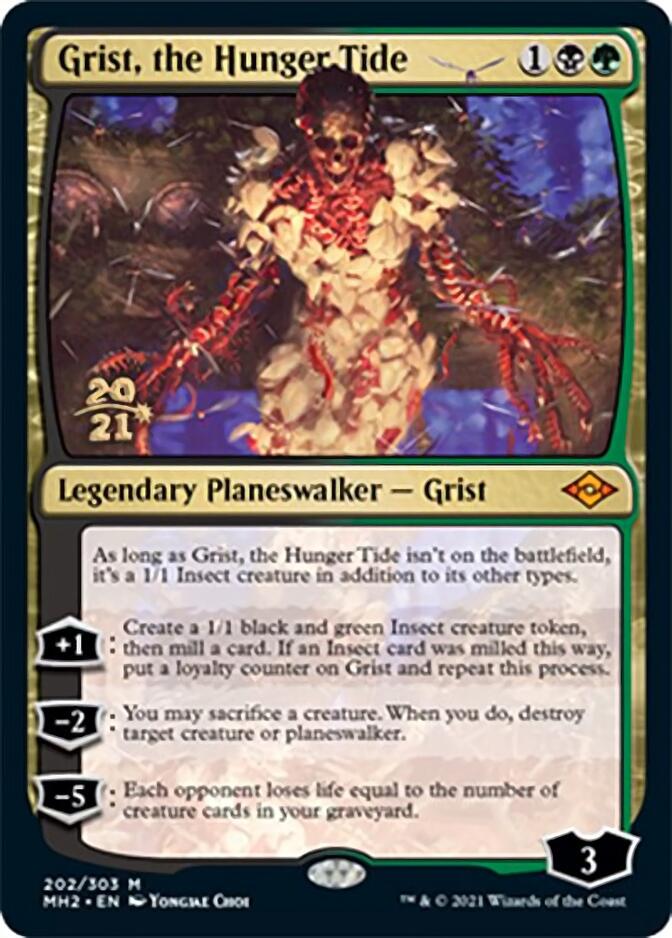 Grist, the Hunger Tide [Modern Horizons 2 Prerelease Promos] | Galactic Gamez