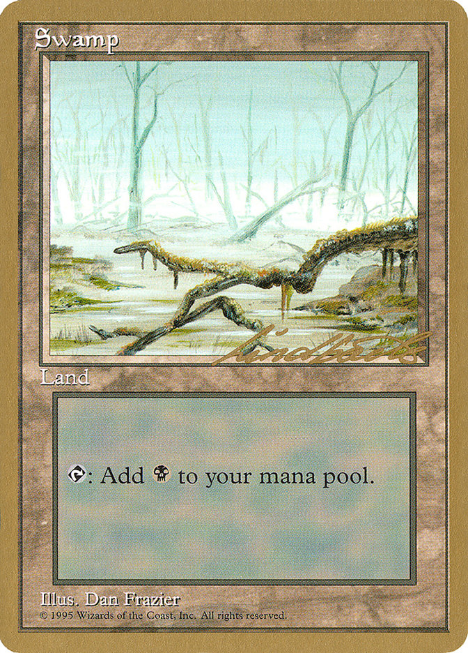 Swamp (ll372) (Leon Lindback) [Pro Tour Collector Set] | Galactic Gamez