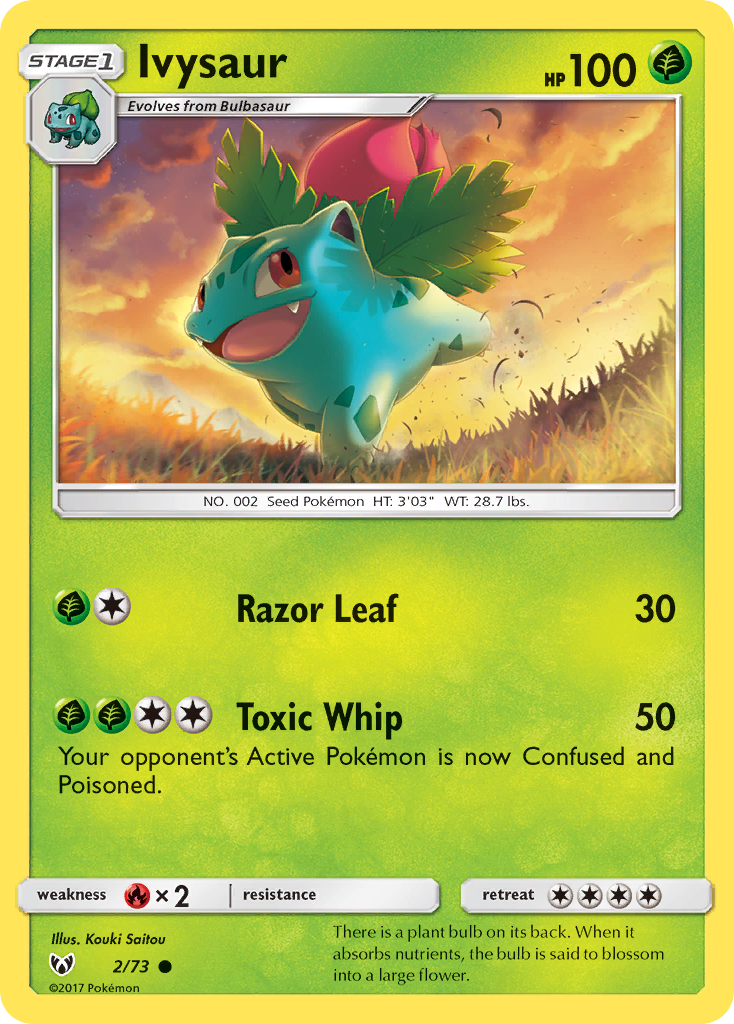 Ivysaur (2/73) [Sun & Moon: Shining Legends] | Galactic Gamez