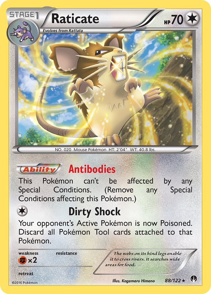 Raticate (88/122) [XY: BREAKpoint] | Galactic Gamez