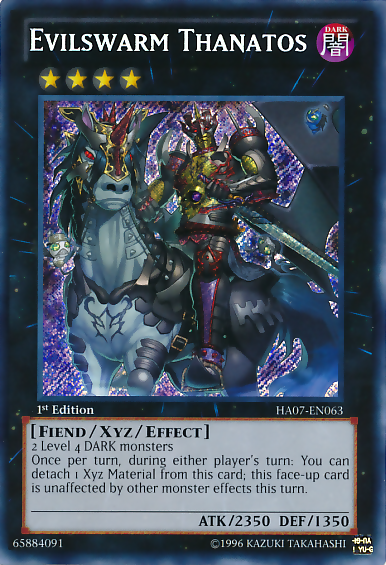 Evilswarm Thanatos [HA07-EN063] Secret Rare | Galactic Gamez