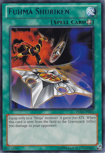 Fuhma Shuriken (Blue) [DL14-EN011] Rare | Galactic Gamez