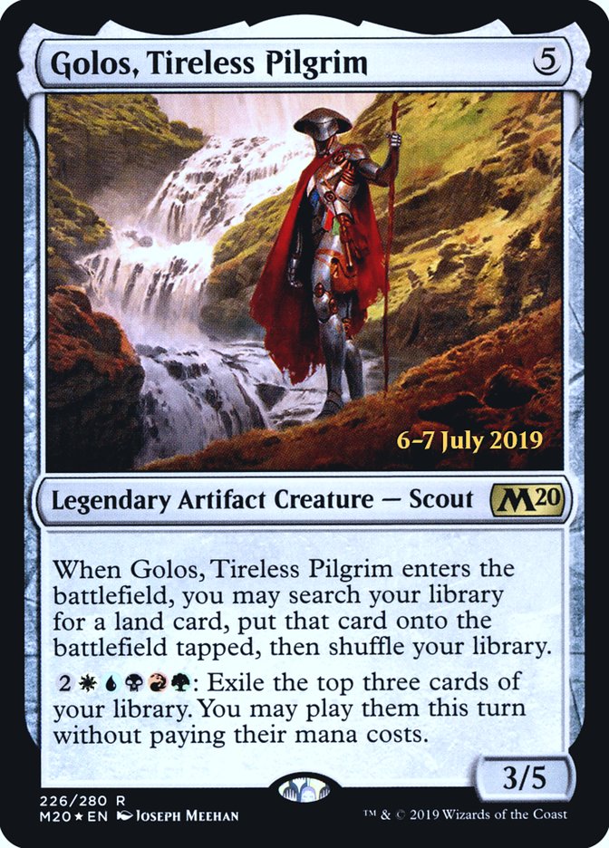 Golos, Tireless Pilgrim  [Core Set 2020 Prerelease Promos] | Galactic Gamez