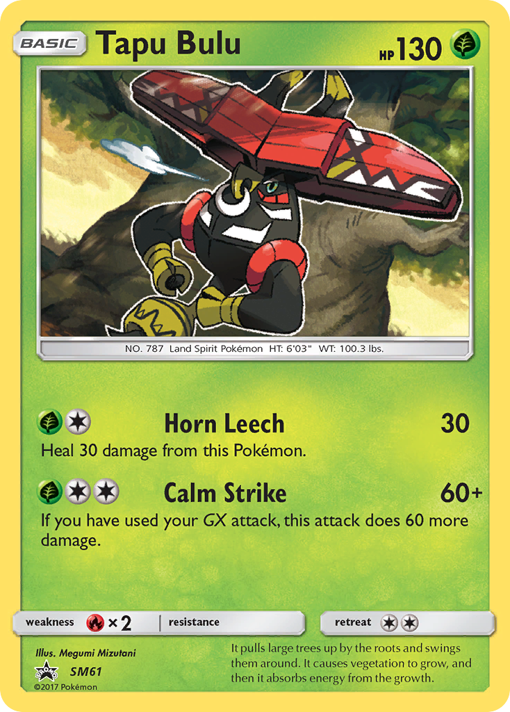 Tapu Bulu (SM61) [Sun & Moon: Black Star Promos] | Galactic Gamez