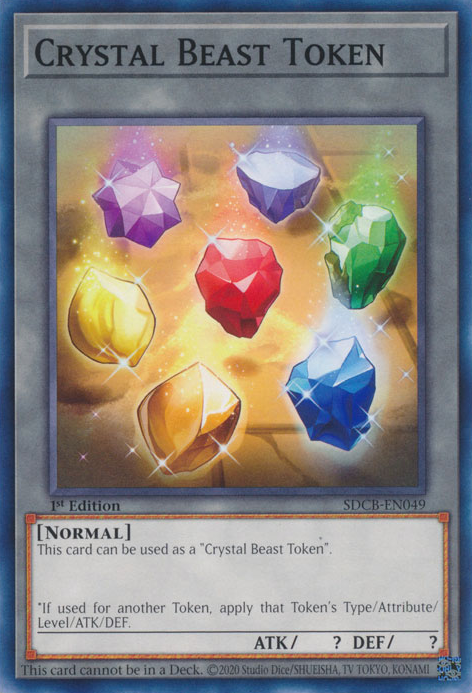 Crystal Beast Token [SDCB-EN049] Common | Galactic Gamez