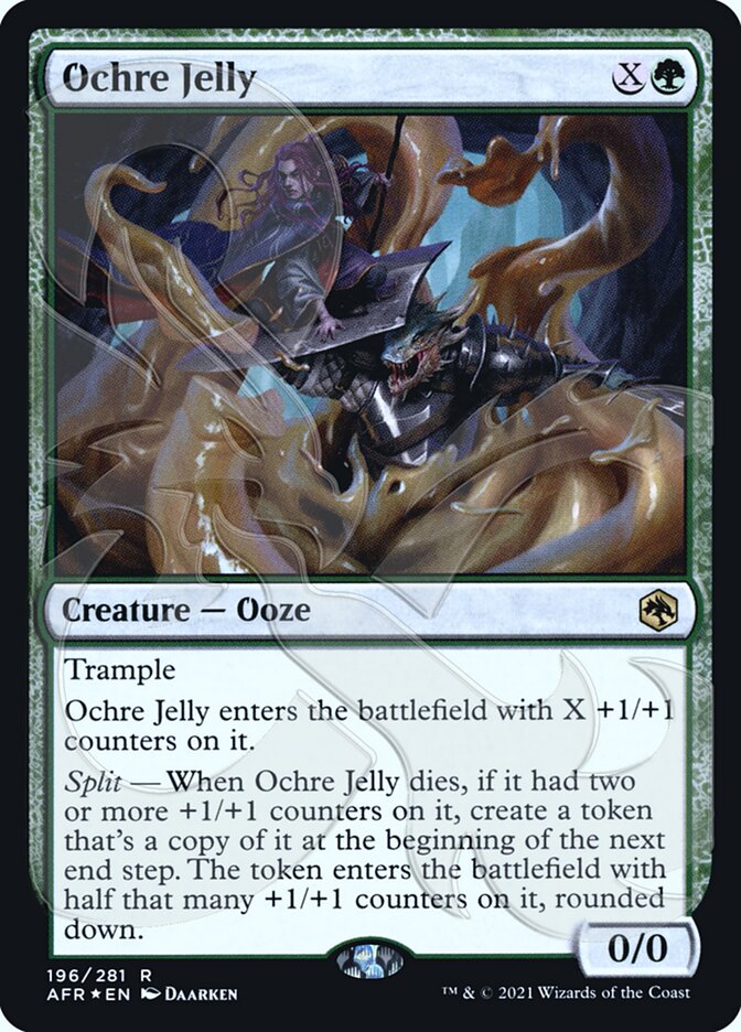 Ochre Jelly (Ampersand Promo) [Dungeons & Dragons: Adventures in the Forgotten Realms Promos] | Galactic Gamez