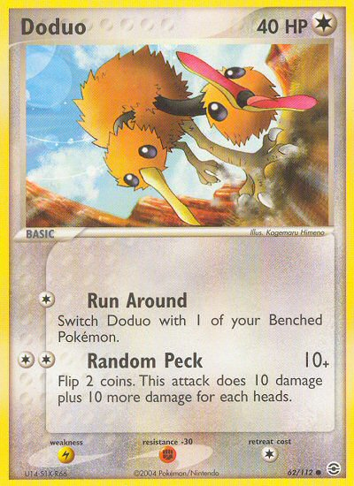 Doduo (62/112) [EX: FireRed & LeafGreen] | Galactic Gamez