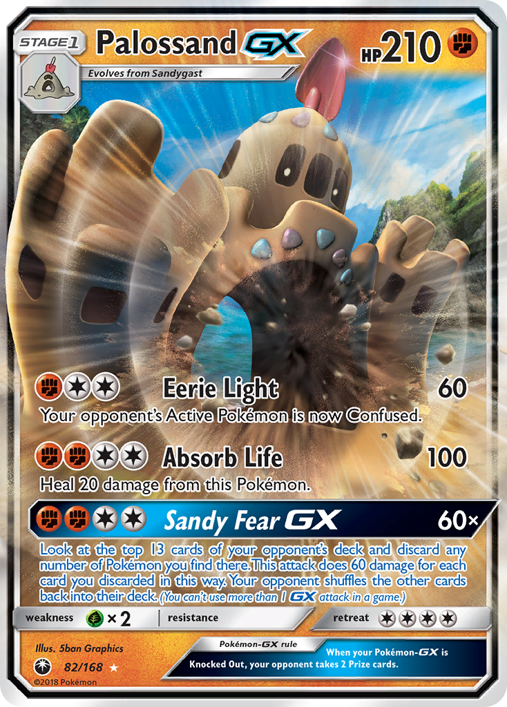 Palossand GX (82/168) [Sun & Moon: Celestial Storm] | Galactic Gamez