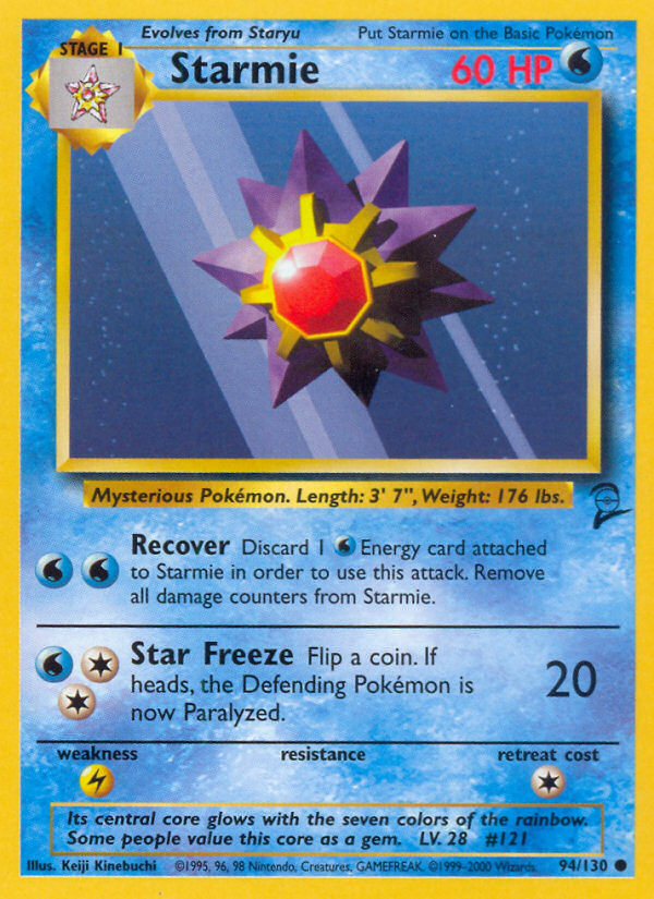 Starmie (94/130) [Base Set 2] | Galactic Gamez