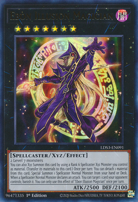 Ebon Illusion Magician [LDS3-EN091] Ultra Rare | Galactic Gamez