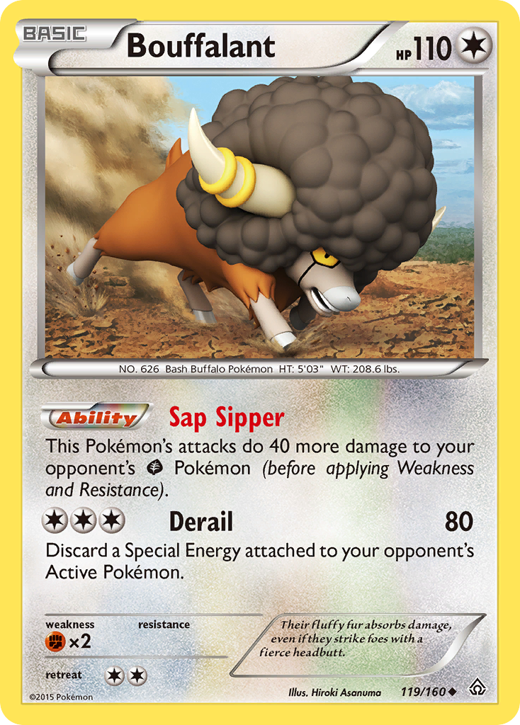 Bouffalant (119/160) [XY: Primal Clash] | Galactic Gamez