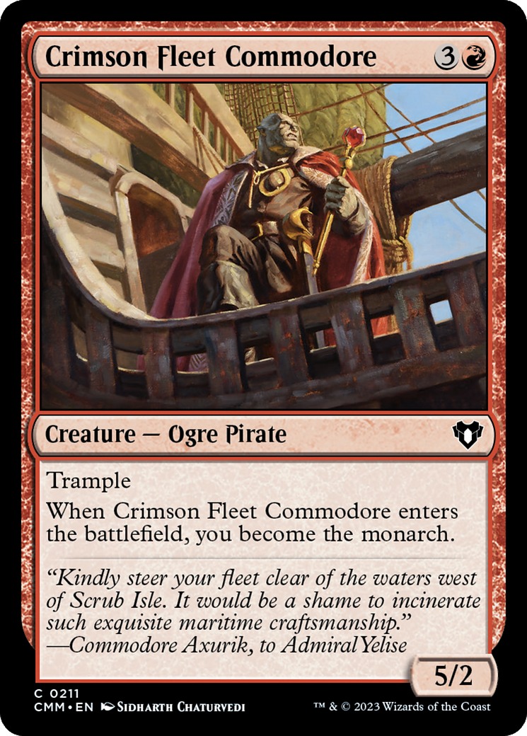 Crimson Fleet Commodore [Commander Masters] | Galactic Gamez