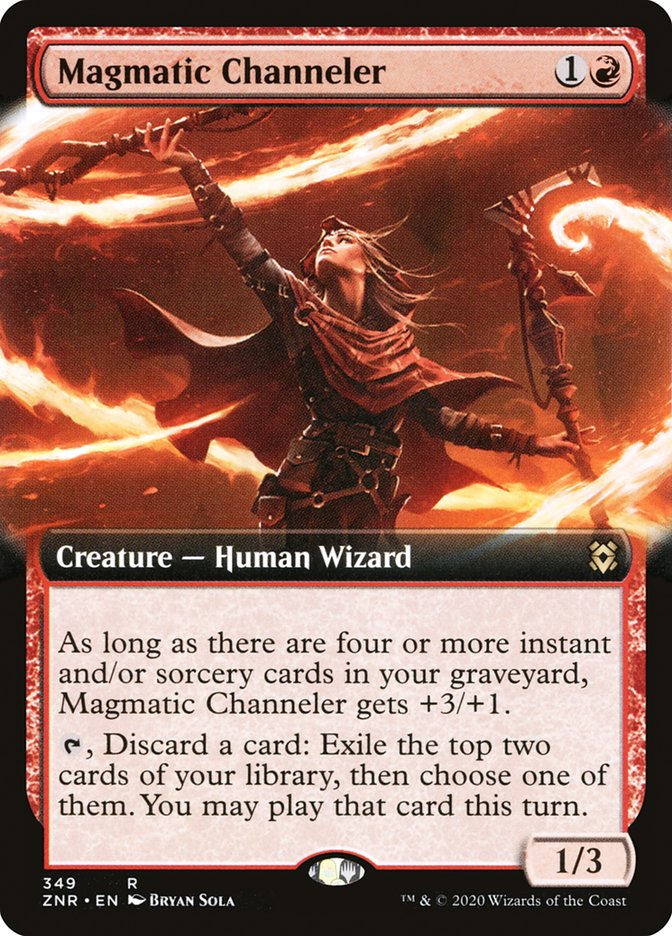 Magmatic Channeler (Extended Art) [Zendikar Rising] | Galactic Gamez