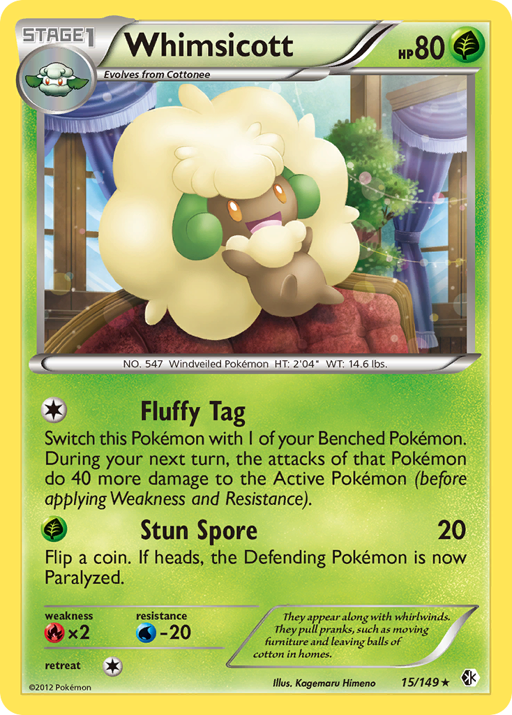 Whimsicott (15/149) [Black & White: Boundaries Crossed] | Galactic Gamez