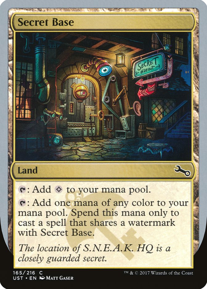 Secret Base (Artist: Matt Gaser) [Unstable] | Galactic Gamez