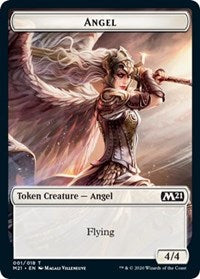 Angel // Cat (011) Double-sided Token [Core Set 2021 Tokens] | Galactic Gamez