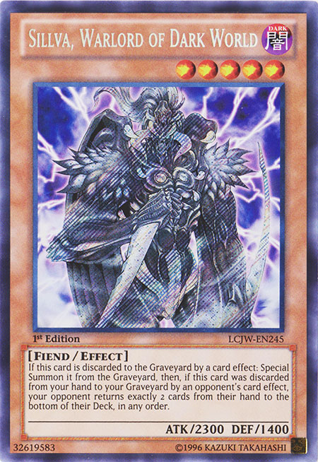 Sillva, Warlord of Dark World [LCJW-EN245] Secret Rare | Galactic Gamez