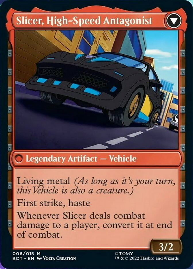 Slicer, Hired Muscle // Slicer, High-Speed Antagonist [Universes Beyond: Transformers] | Galactic Gamez