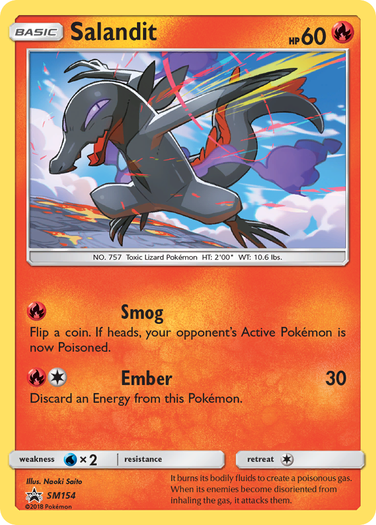 Salandit (SM154) [Sun & Moon: Black Star Promos] | Galactic Gamez