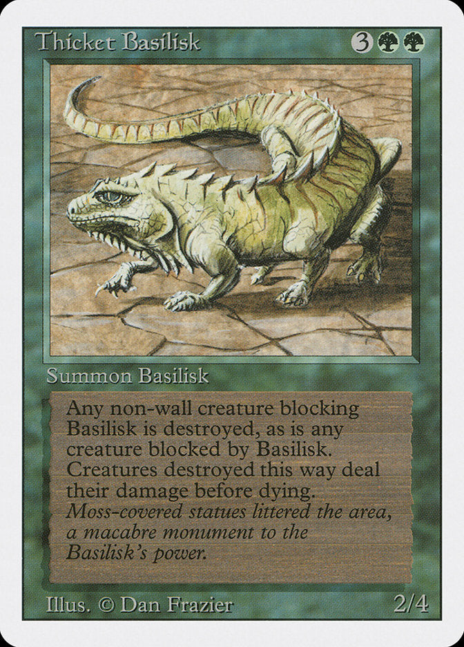 Thicket Basilisk [Revised Edition] | Galactic Gamez