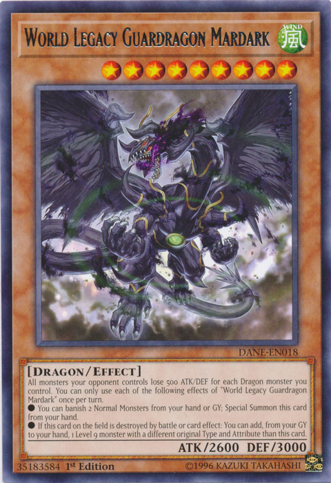 World Legacy Guardragon Mardark [DANE-EN018] Rare | Galactic Gamez