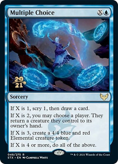 Multiple Choice [Strixhaven: School of Mages Prerelease Promos] | Galactic Gamez