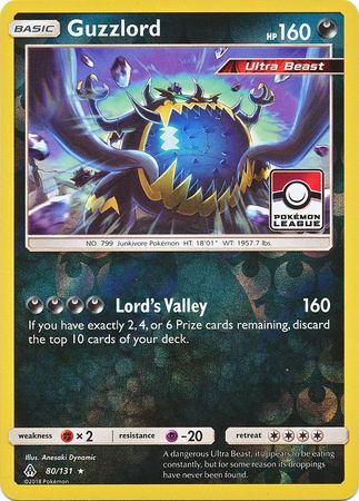 Guzzlord (80/131) (League Promo) [Sun & Moon: Forbidden Light] | Galactic Gamez