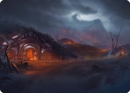 Field of Ruin Art Card [The Lord of the Rings: Tales of Middle-earth Art Series] | Galactic Gamez