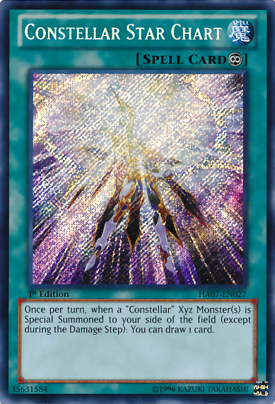 Constellar Star Chart [HA07-EN027] Secret Rare | Galactic Gamez