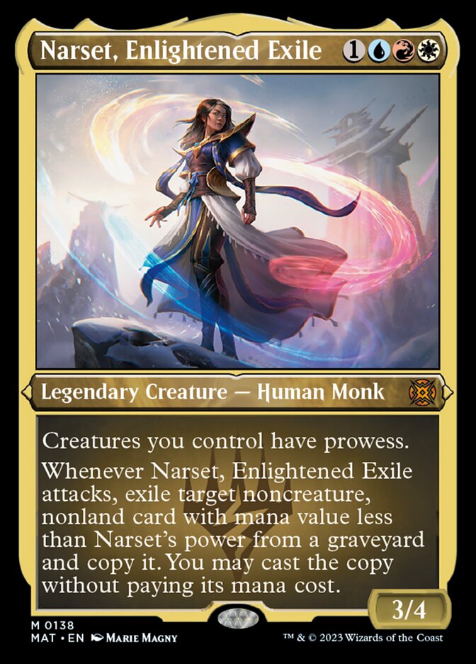 Narset, Enlightened Exile (Foil Etched) [March of the Machine: The Aftermath] | Galactic Gamez