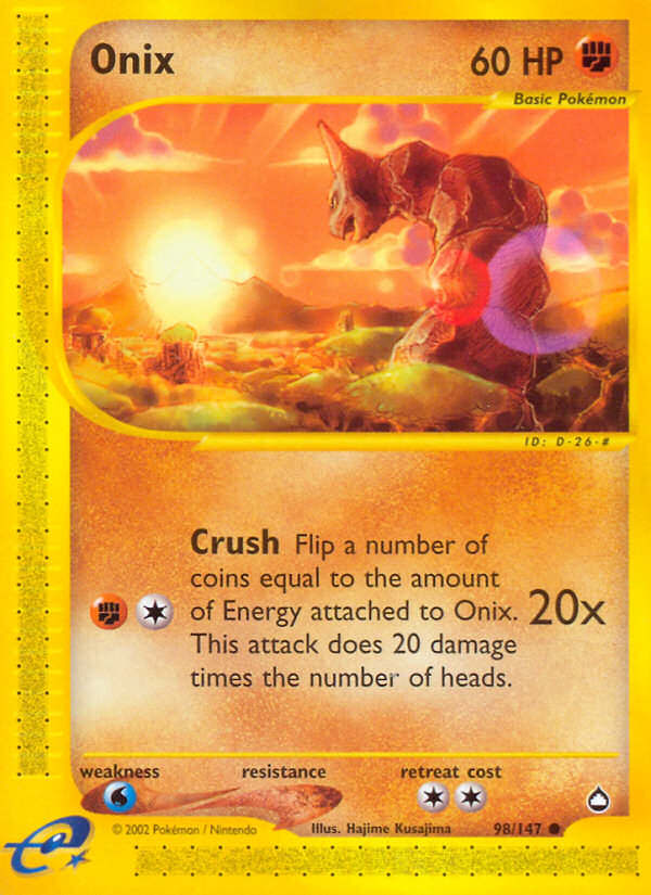 Onix (98/147) [Aquapolis] | Galactic Gamez