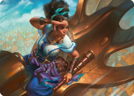 Talas Lookout Art Card [Dominaria United Art Series] | Galactic Gamez