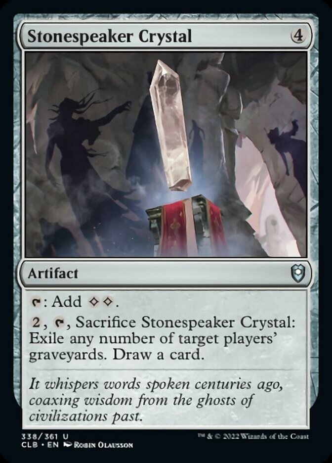 Stonespeaker Crystal [Commander Legends: Battle for Baldur's Gate] | Galactic Gamez