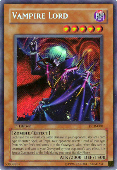 Vampire Lord [DCR-000] Secret Rare | Galactic Gamez