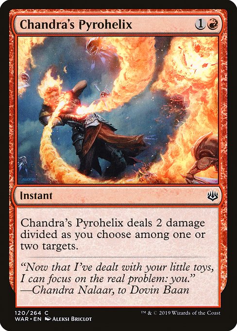 Chandra's Pyrohelix [War of the Spark] | Galactic Gamez