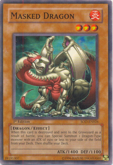 Masked Dragon [SOD-EN026] Common | Galactic Gamez