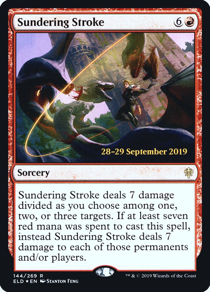 Sundering Stroke  [Throne of Eldraine Prerelease Promos] | Galactic Gamez