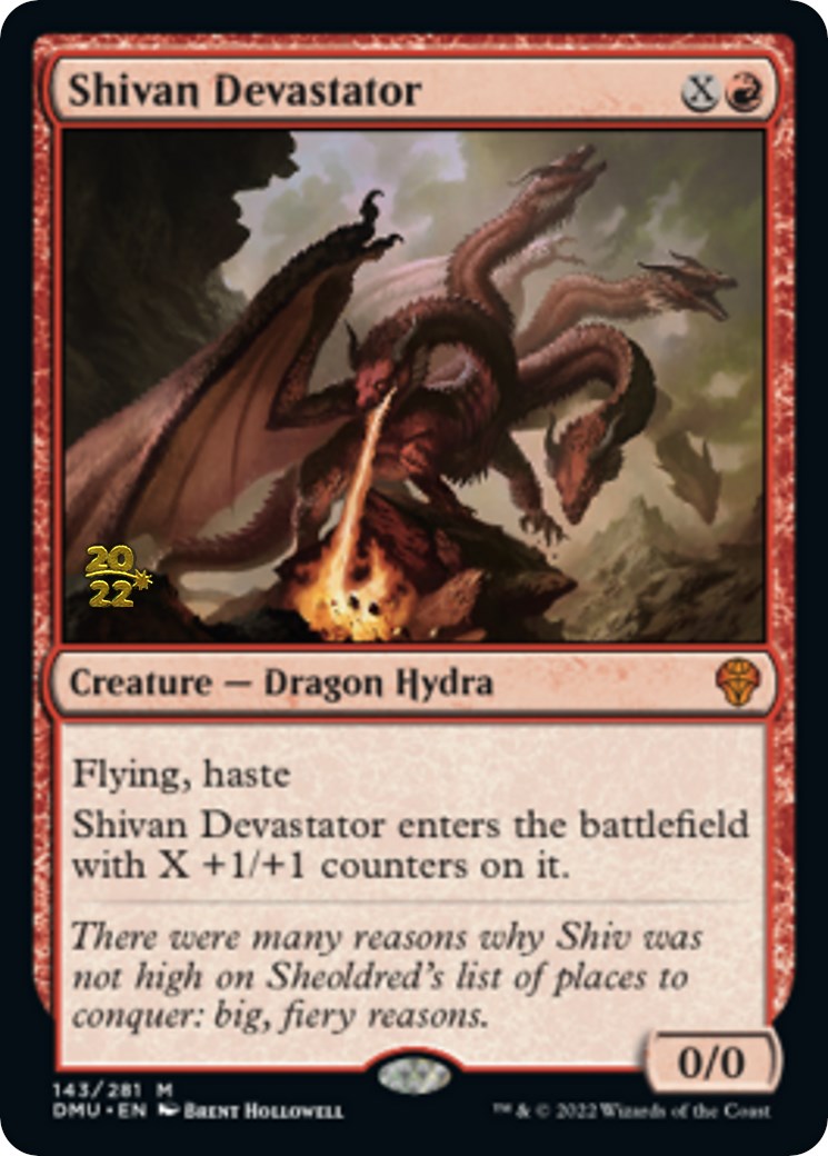 Shivan Devastator [Dominaria United Prerelease Promos] | Galactic Gamez