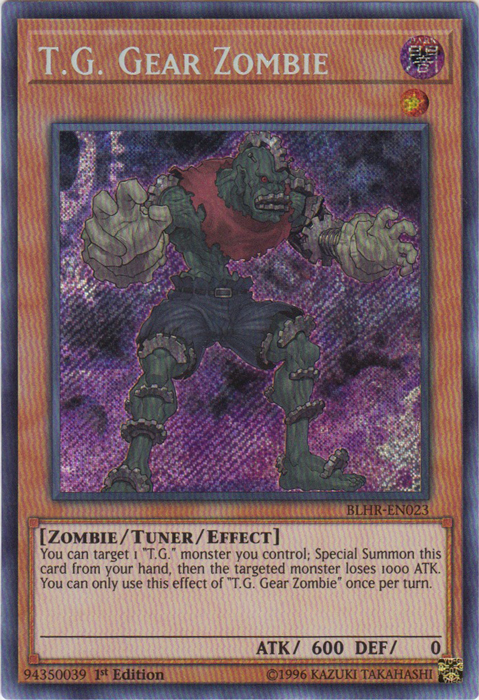 T.G. Gear Zombie [BLHR-EN023] Secret Rare | Galactic Gamez