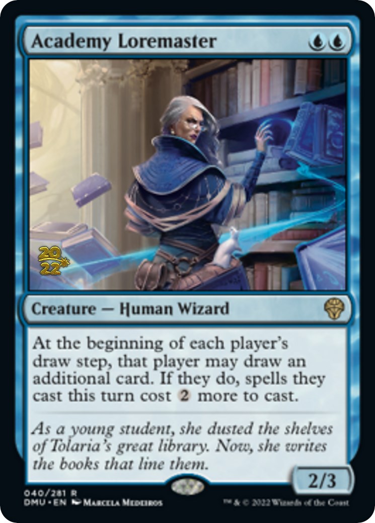 Academy Loremaster [Dominaria United Prerelease Promos] | Galactic Gamez