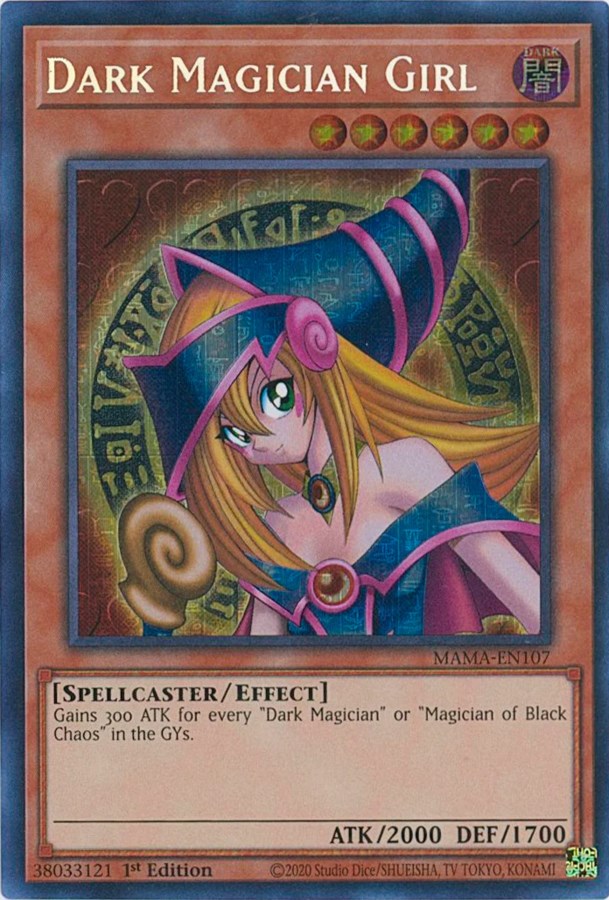 Dark Magician Girl [MAMA-EN107] Secret Pharaoh's Rare | Galactic Gamez