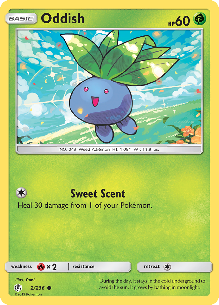 Oddish (2/236) [Sun & Moon: Cosmic Eclipse] | Galactic Gamez